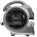 CFM Pro Air Mover Carpet Floor Dryer 3 Speed 1/5 HP Blower Fan with 2 Outlets - Grey - Industrial Water Flood Damage Restoration - B01LXHIOTJ